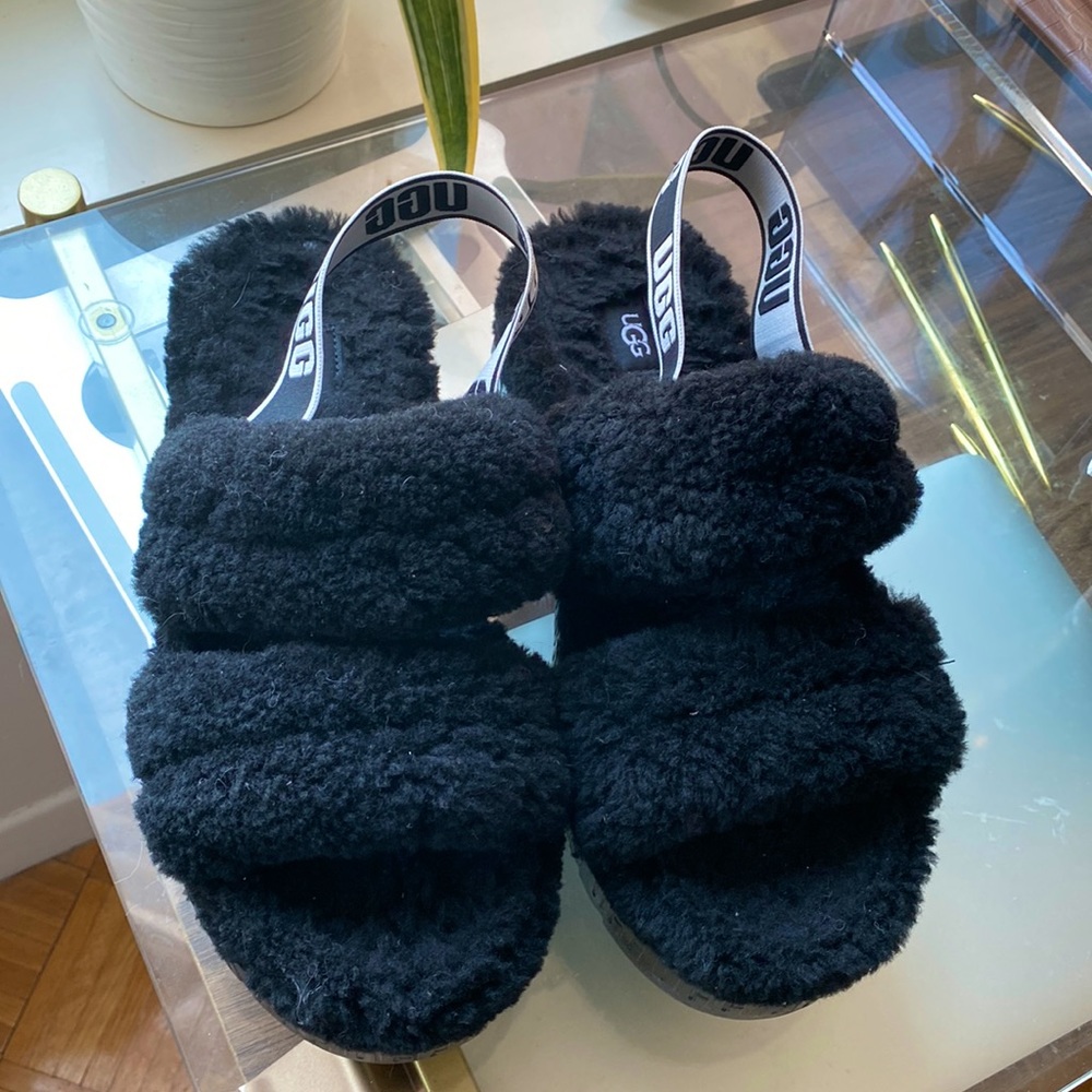 Ugg Oh Fluffita slingback slippers
